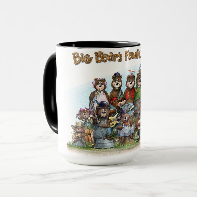Big Bear Family Mug (Devant gauche)
