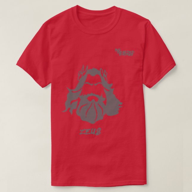 Big Bearded Badass Zeus Classic TShirt (Design devant)