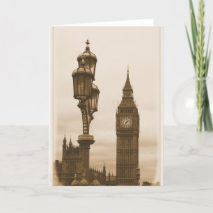 Big Ben - Carte de voeux Londres