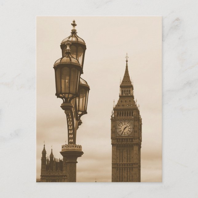 Big Ben en Arrière - plan - Carte postale (Devant)
