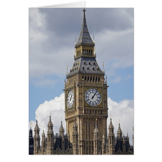 Big Ben et Chambres du Parlement, Londres, (Devant)