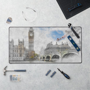 Big Ben London Desk Mat - UK Landmark Mouse Pad