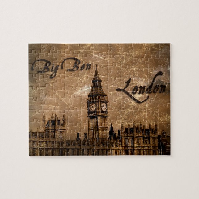 Big Ben, London Puzzle (Horizontal)
