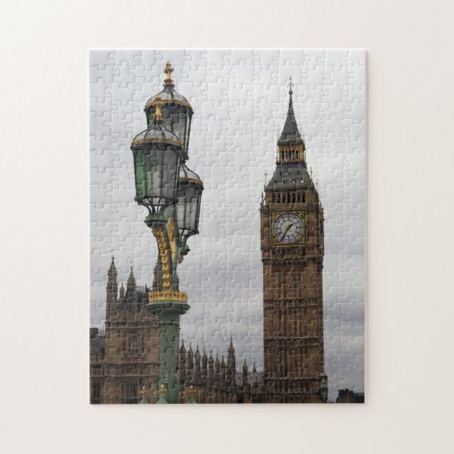 Big Ben - Londres - courrier de lampe - puzzle (Vertical)