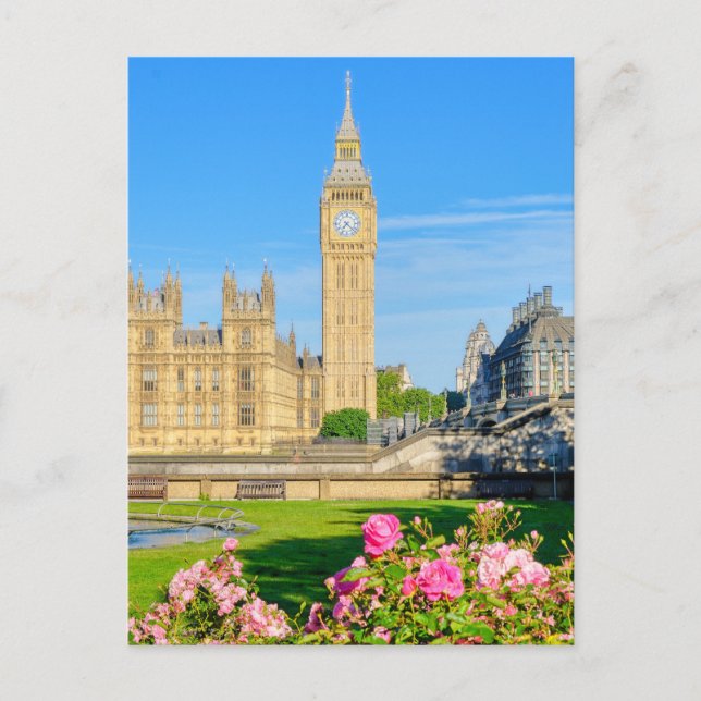 "Big Ben" Westminster, Londres Carte postale brita (Devant)