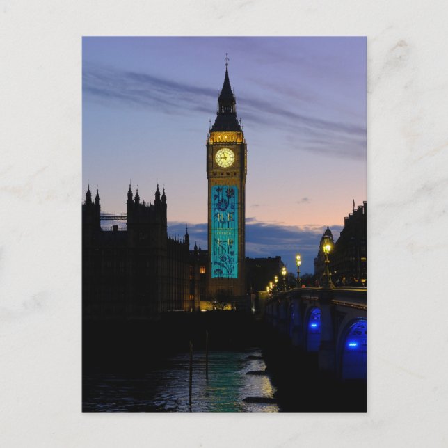 "Big Ben" Westminster, Londres Carte postale brita (Devant)