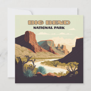 Big Bend National Park Texas Retro Travel