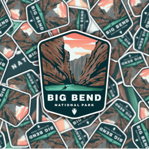 Big Bend National Park Texas   Sticker Die-Cut