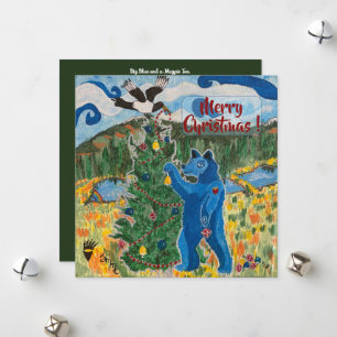 Big Blue et un Pie aussi - Carte de vacances