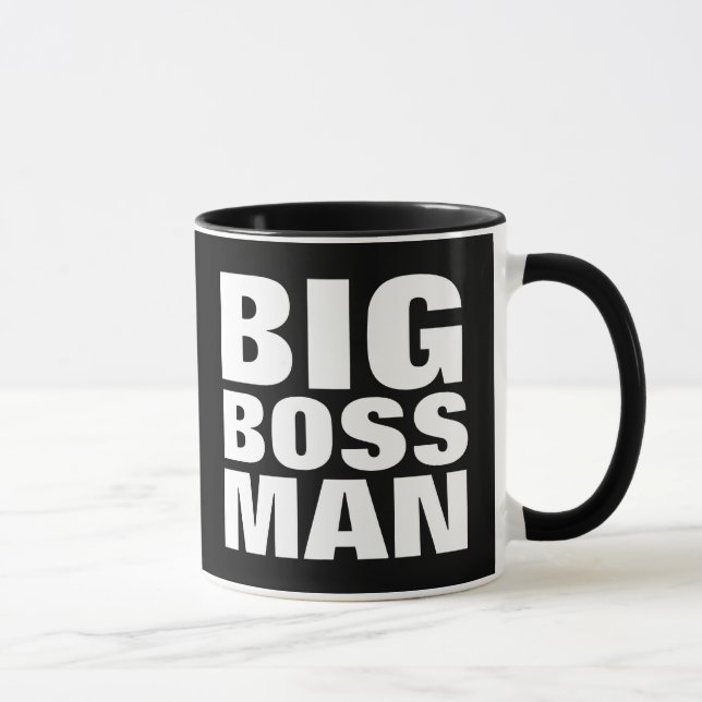 BIG BOSS MAN, Funny coffee mug (Droite)