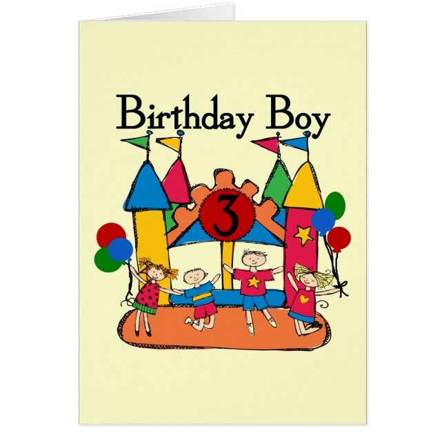 Big Bounce Boy 3e anniversaire T-shirts et cadeaux (Devant)