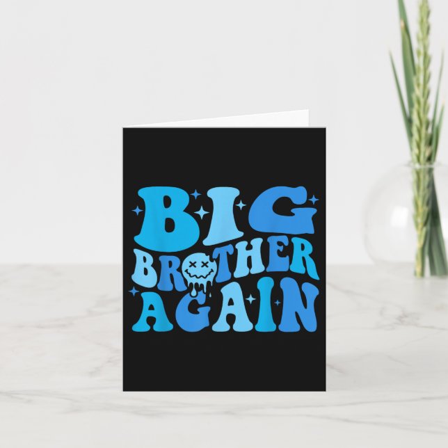 Big Brother encore Big Brother Faire-part pour gar (Devant)