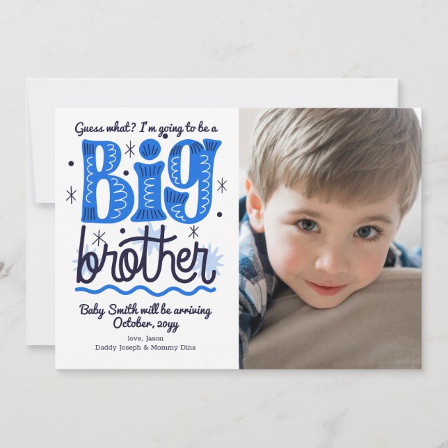 Big Brother Faire-part de grossesse (Devant)