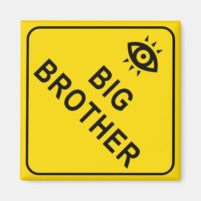 Big Brother Magnet Carré (Devant)