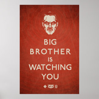Big Brother vous regarde Affiche de propagande