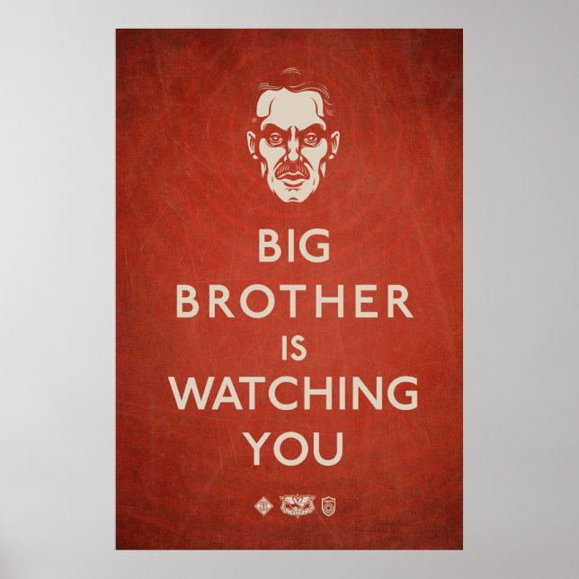 Big Brother vous regarde Affiche de propagande (Devant)