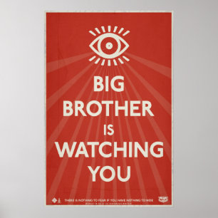 Big Brother vous regarde Affiche de propagande