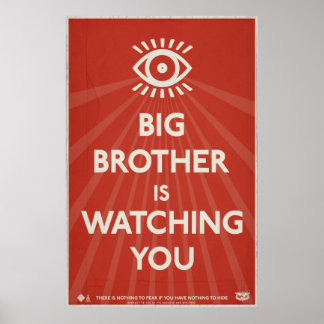 Big Brother vous regarde Affiche de propagande