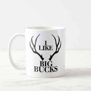 Big Buck Funny Chasse Café Mug