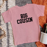Big Cousin | Famille correspondante<br><div class="desc">Vêtements imprimés personnalisés avec le graphisme "Big Cousin" ou tout autre texte personnalisé. Utilisez les outils de conception pour modifier les polices de texte et les couleurs ou ajouter vos propres photos pour créer un modèle de t-shirt personnalisé. Faites votre choix parmi une grande variété de t-shirts, de débardeurs et...</div>
