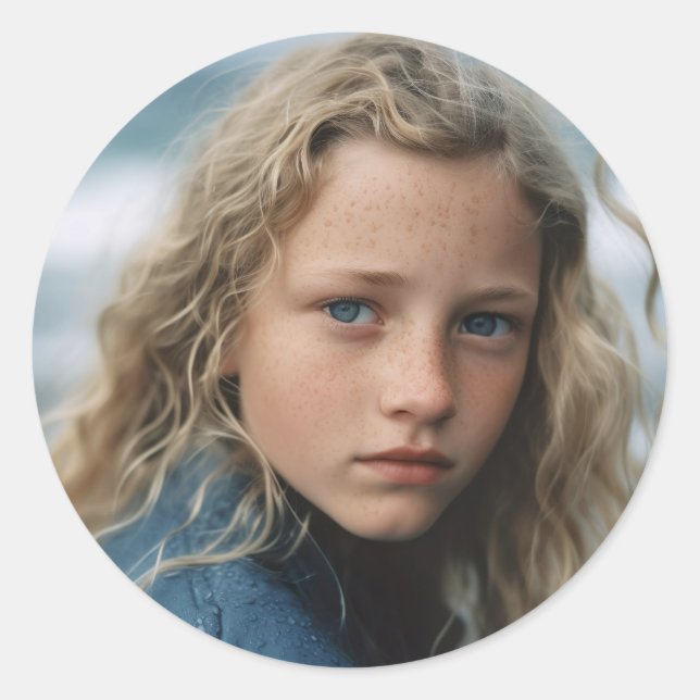 BIG CUSTOM ROUND PHOTO STICKERS (Devant)