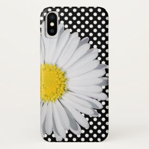 Big Daisy et Polka Dot iPhone X Coque