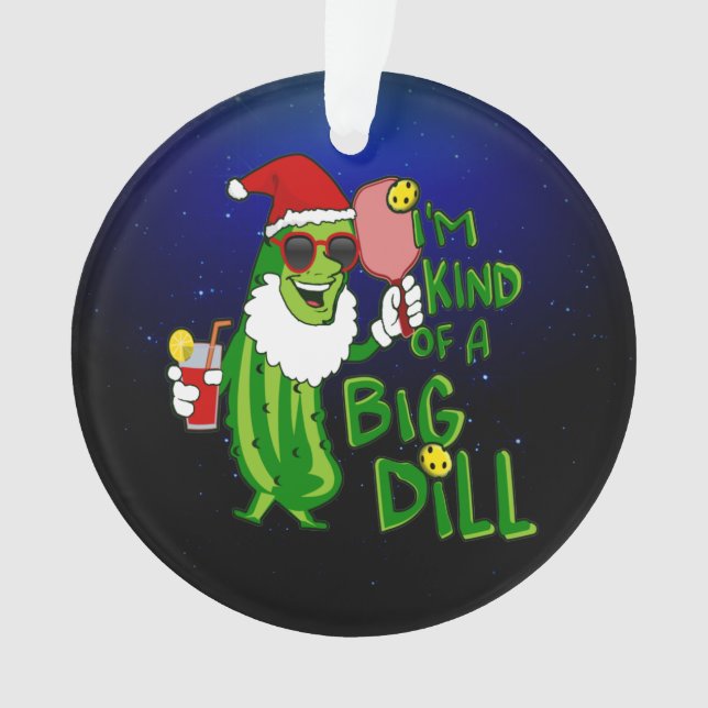 Big Dill PIckleball Père Noël Noël (devant)