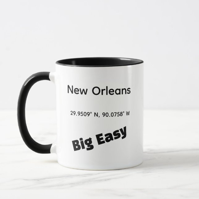 Big Easy New Orleans Coffee Mug (Gauche)