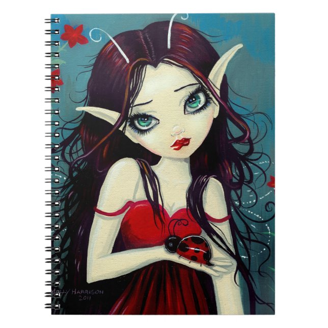 Big Eye Fairy and Ladybug Carnet (Devant)