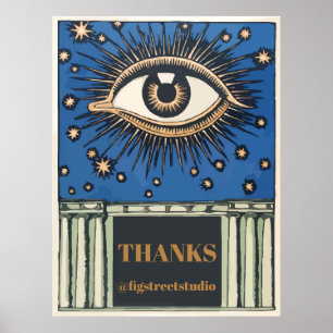 Big Eye, modifier le texte, Merci, Poster