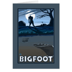 Big Foot à travers le terrain de golf