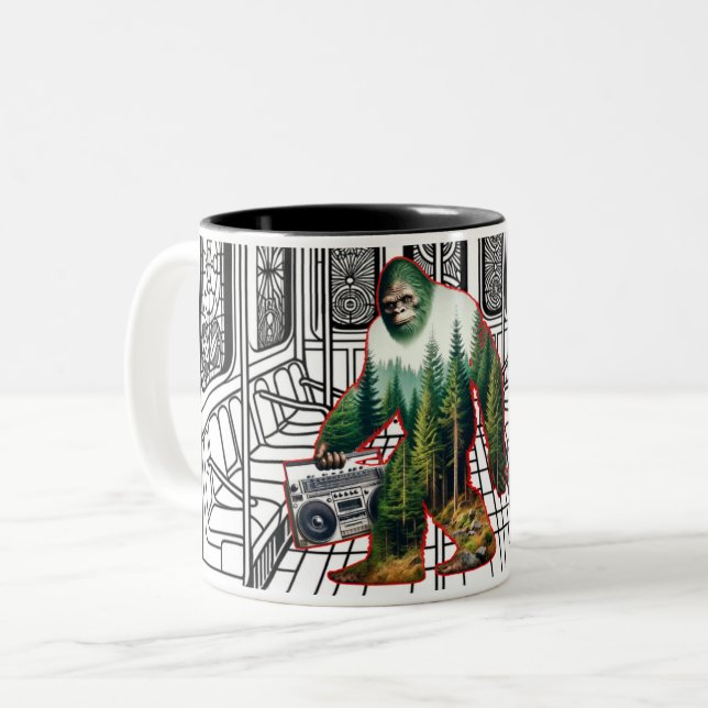 Big Foot Grooves Mug (Devant gauche)