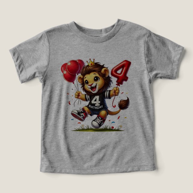 Big Four Celebration : Lion avec ballons (Design Recto)