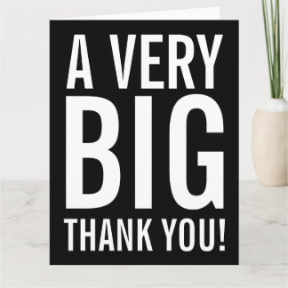 Big Grey Card Merci