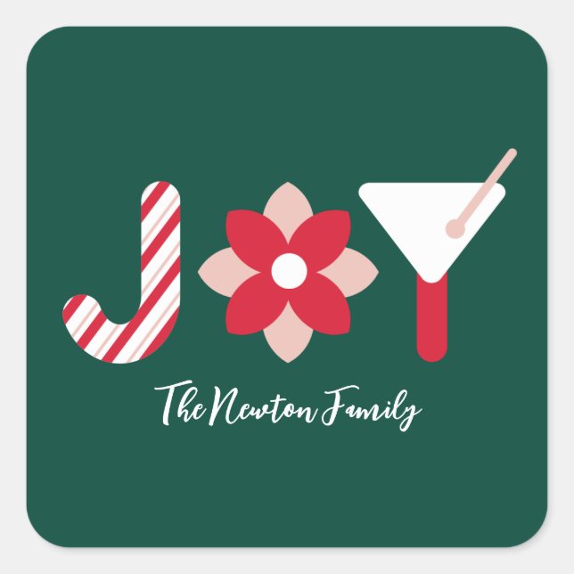 Big Joy Green Sticker (Devant)