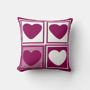 Big Love Heart - Coussin Art déco