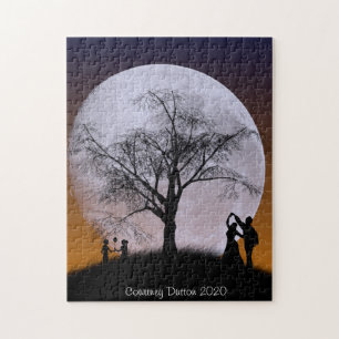 Big Moon, Dark Sunset - Puzzle