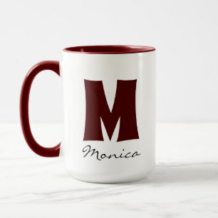 Big Mug   Grosse Mug   Monogramme de nom personnal