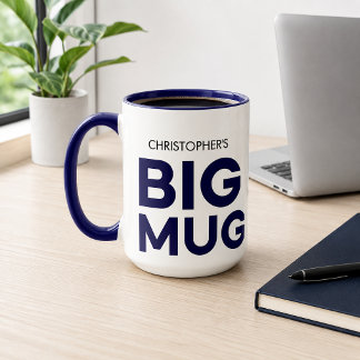 Big Mug | Grosse Mug | Mug de nom personnalisé