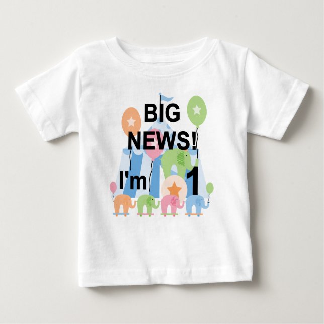 Big News Circus 1er Anniversaire T-shirts et cadea (Devant)