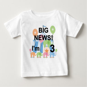 Big News Circus 3e Anniversaire Tshirts et cadeaux