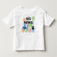 Big News Circus 4th Birthday T-shirts et cadeaux