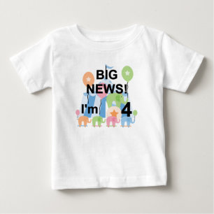 Big News Circus 4th Birthday T-shirts et cadeaux