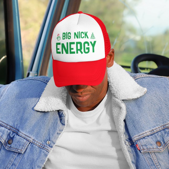 Big Nick Energy Funny Casquette de Noël (Créateur téléchargé)