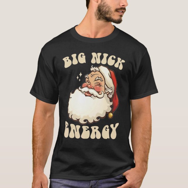 Big Nick Energy Noël Noël Gros Hommes Sweat (Devant)
