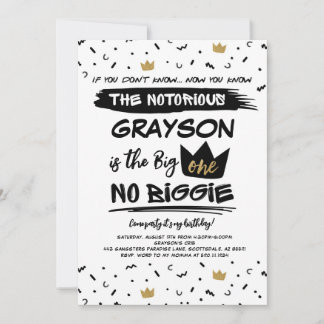 BIG One Notorieux Première Invitation Anniversaire