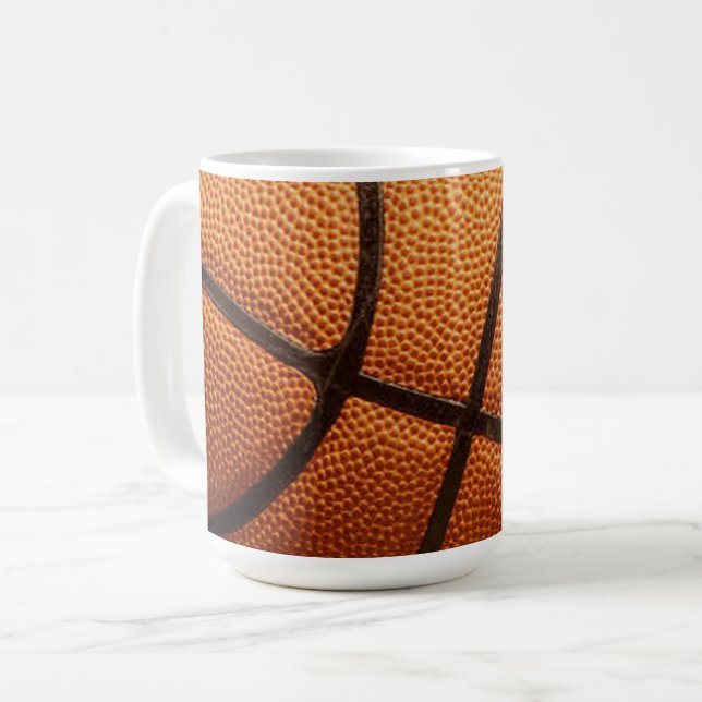 Big Orange Basketball, Café Mug (Devant gauche)