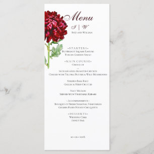 Big Red Chrysanthemum 2 Menu