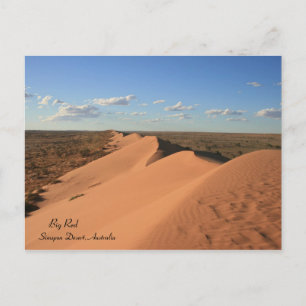 Big Red Sand Dune, Australie - Carte postale