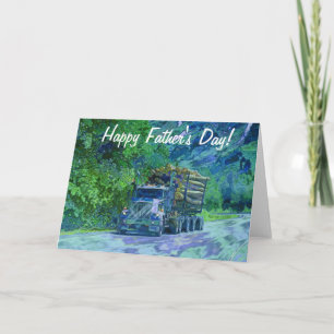 Big Rig Road-liner Truck-lover Carte d'anniversair